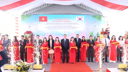 Khánh thành Công trình Hệ thống thoát nước và xử lý nước thải TP. Long Xuyên