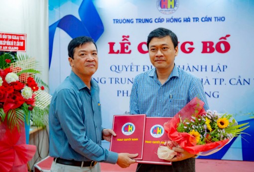 Thành lập Trường Trung cấp Hồng Hà TP. Cần Thơ  phân hiệu An Giang