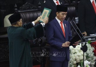 Tổng thống Indonesia chính thức bắt đầu nhiệm kỳ thứ hai