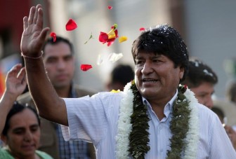 Bầu cử Bolivia: Tổng thống cánh tả Evo Morales giành đủ số phiếu để chiến thắng ngay vòng 1
