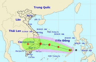 Áp thấp nhiệt đới trên Biển Đông, Trung Bộ, Tây Nguyên mưa lớn