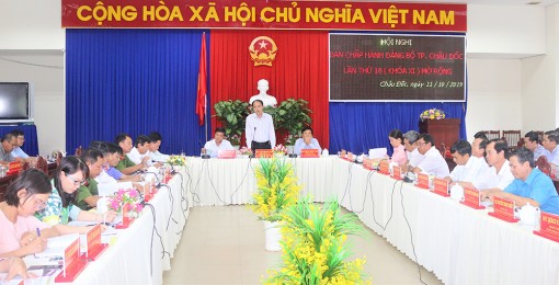 Châu Đốc tăng cường xây dựng, chỉnh đốn Đảng