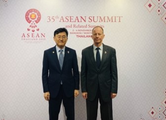 Hội nghị Cấp cao ASEAN 35: Quan chức ngoại giao cấp cao Hàn-Mỹ hội đàm
