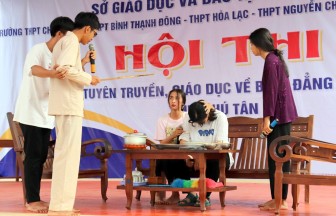 Sôi nổi hội thi tuyên truyền, giáo dục về bình đẳng giới ở Phú Tân