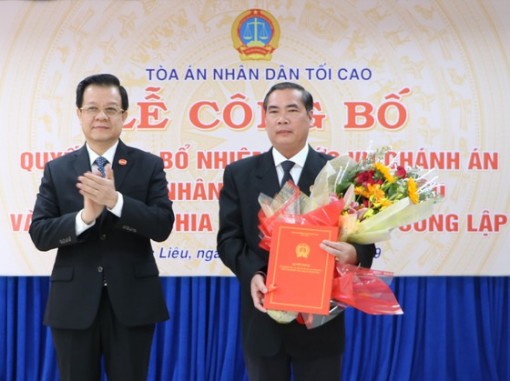 Bạc Liêu có tân Chánh án TAND tỉnh