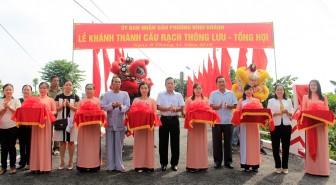 Khánh thành cầu rạch Thông Lưu - Tổng Hợi