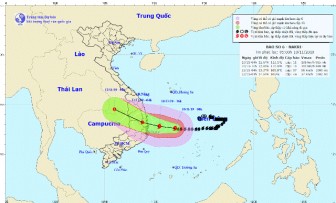 Đêm nay, bão số 6 giật cấp 13 đổ bộ đất liền Quảng Ngãi- Khánh Hòa