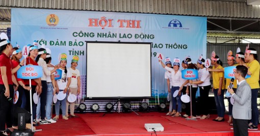Sôi nổi Hội thi "Công nhân lao động với đảm bảo trật tự an toàn giao thông"