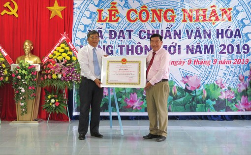 Giữ vững tiêu chí các xã văn hóa nông thôn mới