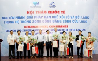 Hội thảo Quốc tế "Nguyên nhân, giải pháp hạn chế xói lở và bồi lắng tại hệ thống sông ĐBSCL"