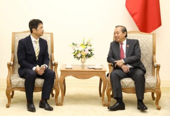 Phó Thủ tướng Thường trực Chính phủ tiếp Thống đốc tỉnh Ibaraki (Nhật Bản)