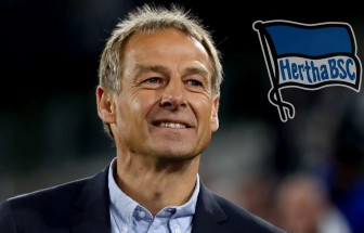 Huyền thoại bóng đá Đức Jürgen Klinsmann làm HLV của Hertha Berlin