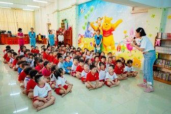 Thư viện tỉnh tổ chức hoạt động ngoại khóa chủ đề “Em yêu màu xanh”