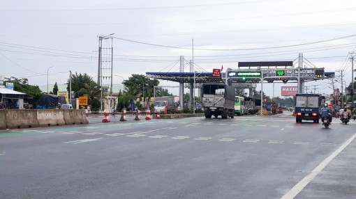 Sẽ xử phạt phương tiện đi sai làn tại trạm thu phí