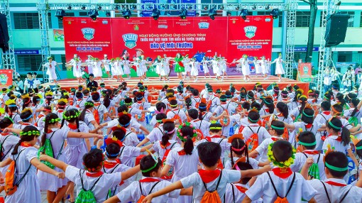 Sôi nổi các hoạt động hưởng ứng Chương trình “Thiếu nhi Việt Nam tìm hiểu và tuyên truyền bảo vệ môi trường”