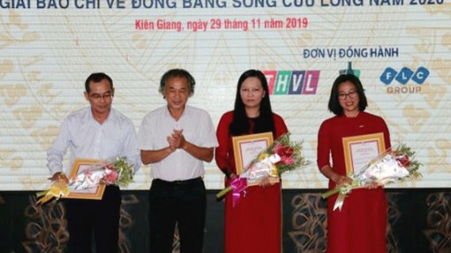Trao Giải báo chí về đồng bằng sông Cửu Long năm 2019