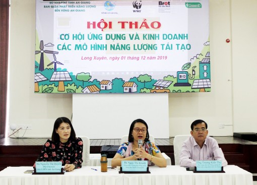 Cơ hội ứng dụng và kinh doanh các mô hình năng lượng tái tạo tại An Giang