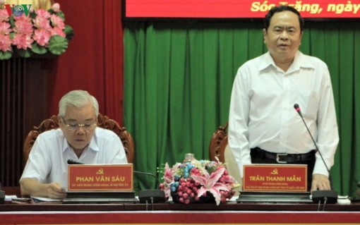 Ông Trần Thanh Mẫn làm việc với tỉnh Sóc Trăng về phòng chống tham nhũng
