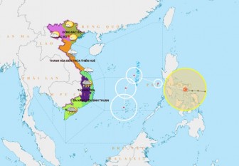 Bão Kammuri hoành hành ở Philippines, sắp tiến vào Biển Đông