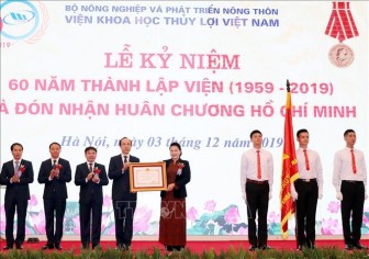 Chủ tịch Quốc hội dự Lễ kỷ niệm 60 năm thành lập Viện Khoa học thủy lợi Việt Nam