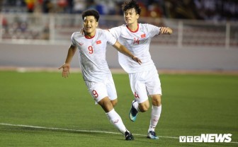 Đức Chinh ghi bàn, U.22 Việt Nam thắng sít sao U.22 Singapore