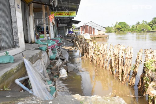 Giải quyết tình trạng sạt lở, đẩy nhanh tiến độ các dự án, công trình
