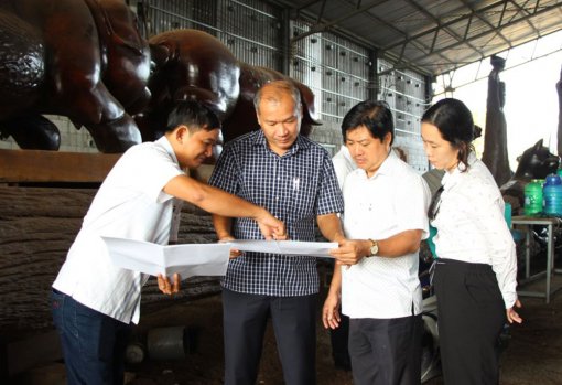 Lãnh đạo huyện Chợ Mới khảo sát các điểm du lịch 3 xã cù lao Giêng