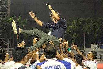 HLV Campuchia: "Chúng tôi chờ gặp U22 Việt Nam ở bán kết"