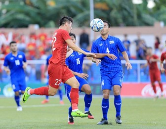 Hòa 2-2 với U.22 Thái Lan, U.22 Việt Nam vào bán kết gặp Campuchia