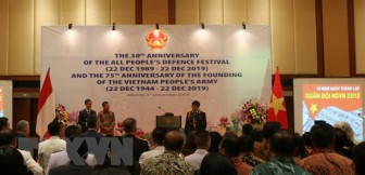 Kỷ niệm 75 năm thành lập Quân đội Nhân Dân Việt Nam tại Indonesia