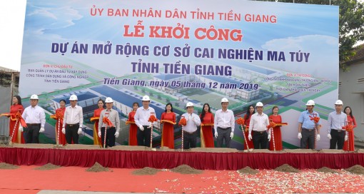 Tiền Giang: Khởi công mở rộng cơ sở cai nghiện ma túy