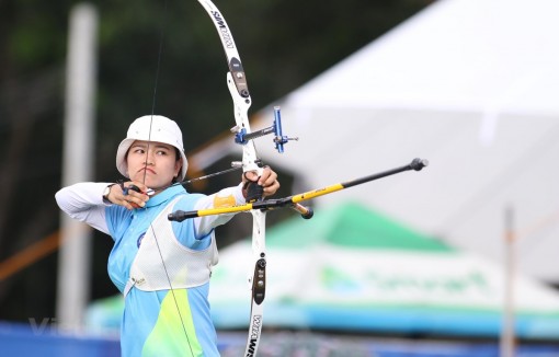 Cung thủ Lộc Thị Đào giành hat-trick HCV tại SEA Games 30