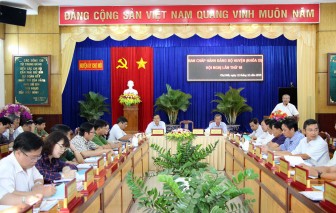Hội nghị Ban Chấp hành Đảng bộ huyện Chợ Mới lần thứ 18
