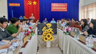 Ban Chấp hành Đảng bộ huyện Châu Phú đánh giá tình hình thực hiện nhiệm vụ trong năm 2019