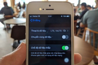 Cách sử dụng tiết kiệm dữ liệu 4G trên iPhone