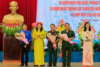 Kỷ niệm 30 năm Ngày hội Quốc phòng toàn dân; 75 năm ngày thành lập Quân đội nhân dân Việt Nam