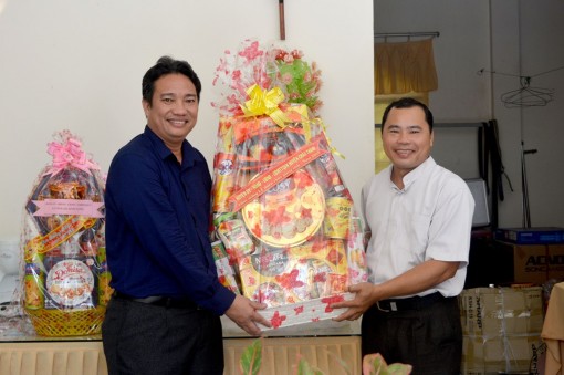 Lãnh đạo huyện Châu Thành thăm và chúc mừng Giáng sinh 2019