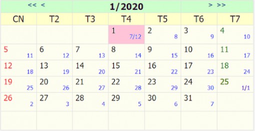 Đi làm dịp nghỉ Tết Dương lịch 2020 được tính như thế nào?