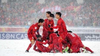 'Cầu vồng tuyết' của Quang Hải trở thành biểu tượng U23 châu Á