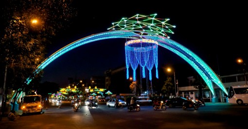 Đường đèn nghệ thuật Cần Thơ 2020 chính thức sáng đèn