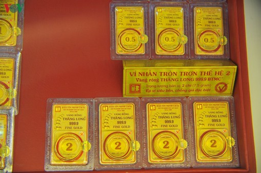 Giá vàng SJC tăng thêm 130.000 đồng/lượng