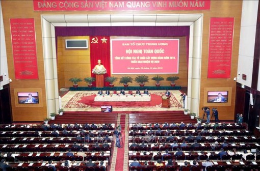 Hội nghị toàn quốc tổng kết công tác tổ chức xây dựng Đảng năm 2019, triển khai nhiệm vụ năm 2020