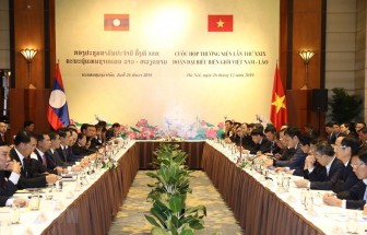 Cuộc họp thường niên hai đoàn đại biểu biên giới Việt Nam-Lào