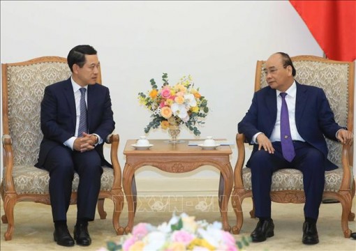 Thủ tướng Nguyễn Xuân Phúc tiếp Bộ trưởng Ngoại giao Lào