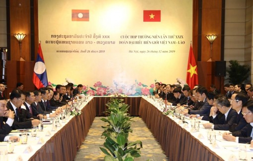 Cuộc họp thường niên hai đoàn đại biểu biên giới Việt Nam-Lào