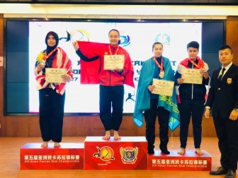 Nữ võ sĩ Pencak silat Nguyễn Thị Cẩm Nhi đoạt huy chương vàng Châu Á