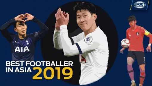 Quang Hải thua Son Heung Min 16 bậc ở cuộc đua Cầu thủ hay nhất châu Á