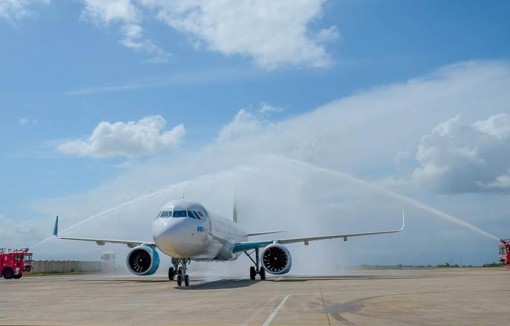Bamboo Airways khai thác chuyến bay quốc tế đầu tiên đến Quy Nhơn