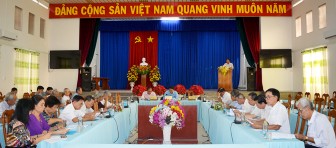 Góp ý dự thảo báo cáo chính trị của Ban Chấp hành Đảng bộ huyện Châu Thành