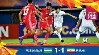 U.23 Châu Á 2020: ĐKVĐ Uzbekistan đánh rơi chiến thắng trước Iran